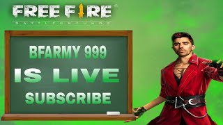 BFARMY 999 Live BR RANK PUSH 😱 TOP 1 GLOBAL AGAINST GRANDMASTER SQUAD bfarmy999freefirelive [upl. by Hannahsohs134]