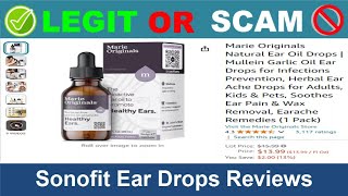 Sonofit Ear Drops Reviews  Jun 2024 Beware of Scam Watch Now [upl. by Alliscirp]