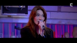 Carla Bruni quotCest quand quon va oùquot  C à vous  10062014 [upl. by Anaujd]