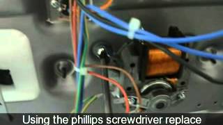 How to replace a circulating fan motor on an oven Ariston Creda Hotpoint Indesit [upl. by Llenrrad638]