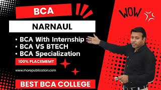 BEST BCA COLLEGE IN NARNAUL  TOP BCA COLLEGE IN NARNAUL 2025  ADMISSION  FEE [upl. by Ahtiekal467]