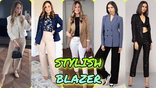 Blazer Outfit Ideas ☝️🧥 Formal Blazer Outfits for Women [upl. by Nihhi]