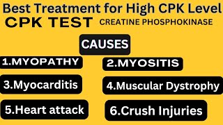 CPK Test  Creatine Phosphokinase   How to low CPK  Best treatment by DrM Salman [upl. by Myrtie]