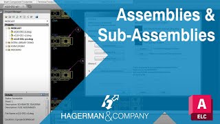 Working with Assemblies and Sub Assemblies in AutoCAD Electrical [upl. by Hewet]