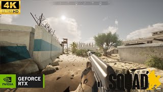 SQUAD  4K 60FPS  Ultra Realistic RTX  Immersive Fight  FALLUJAH 3 [upl. by Okimuy84]