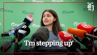 Green Party MP Chlöe Swarbrick announces run for leadership  nzheraldconz [upl. by Farant299]