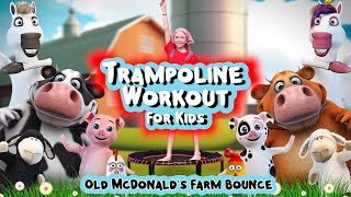 Toddler Trampoline Workout  Farm Bounce  PE Bowman [upl. by Niatsirt]