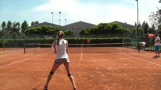 MY TENNIS VIDEO  Andrea e Krystyna  Coach F Gilardelli [upl. by Nrubloc335]