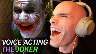 My Best Joker Impression  Voice Acting as Heath Ledger in The Dark Knight [upl. by Cuthbert832]