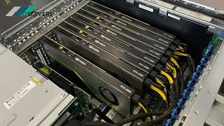 8 x NVIDIA Quadro RTX 4000  Rendering Server  HPC Server  72 Core 144 Threads  CTOSERVERS [upl. by Eigram]