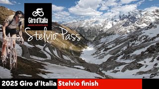 Stelvio race finish Giro d’Italia 2025 [upl. by Air845]