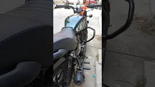 Hunter 350 Dapper Green Raw Exhaust sound hunter350 hunter350royalenfield exhaustsound [upl. by Orian]