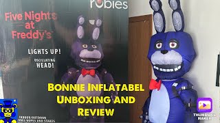 Rubies FNAF Bonnie Inflatable Unboxing and Review [upl. by Lovell681]