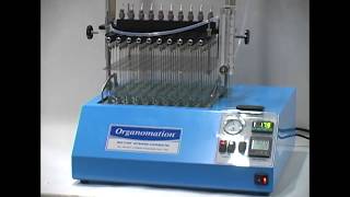 100 Position MULTIVAP Nitrogen Evaporator Demonstration [upl. by Aikemet]