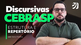 Discursivas CEBRASPE estrutura e repertório com Heitor Ferreira [upl. by Aeslehc]