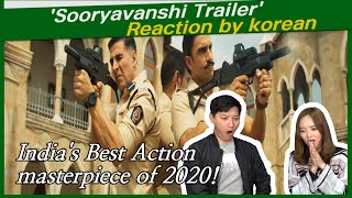 Sooryavanshi Trailer reaction by korean  Akshay  Ajay  Ranveer  Katrina  Rohit Shetty [upl. by Siegler]