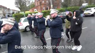 Cloughfern Young Conquerors FB  Shankill Old Boys FB St Patricks Cultural Parade 2024 [upl. by Khorma]