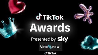 Tiktok awards VOTE NOW [upl. by Ydennek50]