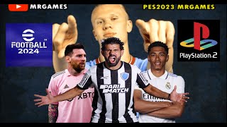 PES 2024 PS2 BETA 20  Europe amp Brasileirão Atualizado MR GAMES Download ISO [upl. by Harald]