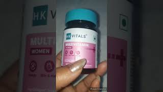 HK vitals multivitamin women for better skin  hair and health selfcare hkvitals multivitamin [upl. by Wernsman999]