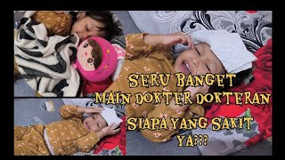 serunya main dokter dokteran  ibel sakit main dokter dokteran anak anak [upl. by Egoreg]