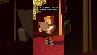 Trying To Find The Nether Portal In Minecraft Shorts Short Youtubeshorts [upl. by Godwin]