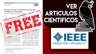 Como descargar PAPERS CIENTIFICOS GRATIS 📄📊✅ 2020 MUY FACIL  TUTORIAL [upl. by Yroj648]