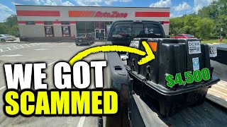 How We Got SCAMMED out of a 4500 Engine From AutoZone [upl. by Aiem679]