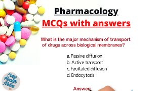 Pharmacology ।। Important MCQs Multiple Choice Questions with answers [upl. by Hazmah433]