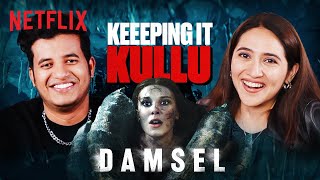 Kullubaazi amp ​⁠Sahiba Bali REACT To Damsel Trailer  Millie Bobby Brown [upl. by Arec]