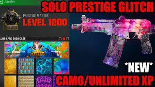 NEW FAST PRESTIGE GLITCH BO6 SOLO CAMOUNLIMITED XP GLITCH BO6 BO6 GLITCHES BO6 ZOMBIES GLITCH [upl. by Rimahs]