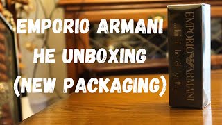 Emporio Armani HE unboxing amp first impressions [upl. by Atter499]