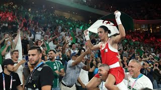 Imane Khelif Wins Gold Medal in Boxing Paris Olympics 2024  Imane Khelif vs Liu Yang Final Fight [upl. by Linder]