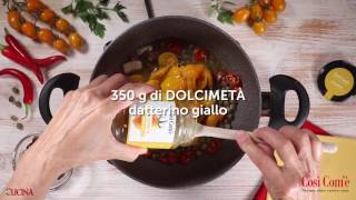 Linguine alla puttanesca con DOLCIMETA di datterino giallo [upl. by Uzzial]