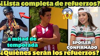 ✅🟠spoilers CONFIRMADO  Lista completa de refuerzos de Exatlón México 2024 [upl. by Perrins622]