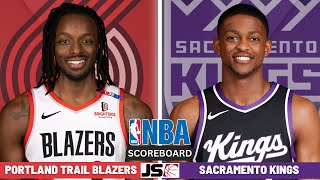 Portland Trail Blazers Vs Sacramento Kings  NBA Live PlayByPlay Scoreboard 2024 [upl. by Euqinot789]