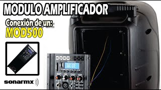 MOD500 Módulo Amplificador de Audio Profesional BluetoothUSB Marca Louder Conexión con bafle [upl. by Latton837]