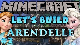 Minecraft Lets Build  Disney Frozens Arendelle  2 [upl. by Thaine]