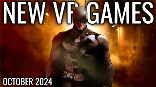 Best NEW Upcoming VR Games in October 2024 [upl. by Elahcim]