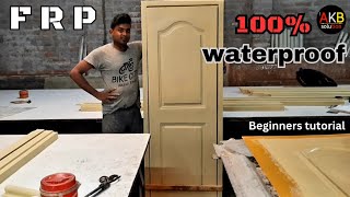 FRP Door  FRP Doors for Bathroom  Waterproof Door Making StepbyStep Tutorial [upl. by Tom]