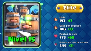 Clash Royale 👊 Reclutas Reales ✨ Nivel 15 ✨ Élite [upl. by Gibby]