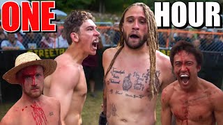 One Hour of BRUTAL Backyard MMA amp Boxing Highlights [upl. by Airdna119]