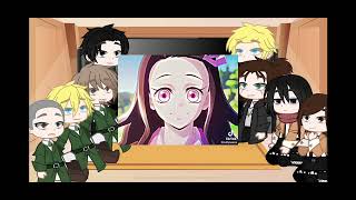 AOT react to F YN as Nezuko Kamado sorry for the lack of english perdon por la falta de español [upl. by Connelly604]