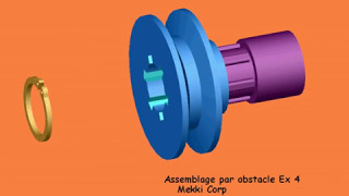 Assemblage par obstacle cannelures circlips [upl. by Golding309]