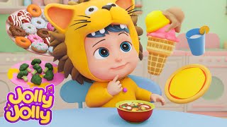 Do You Like Broccoli Ice Cream  Food Song for Kids  Jolly Jolly Nursery Rhymes [upl. by Detta]