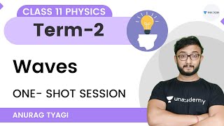 Waves in One Shot  Term 2  Class 11 Physics  Anurag Tyagi [upl. by Ahsiken]