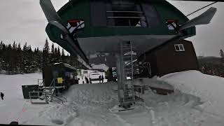 Woodward Express lift at Copper Mtn 18 Feb 2024 [upl. by Anilatsyrc]