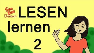 Deutsch lesen lernen für Kinder Teil 02 [upl. by Jonna459]