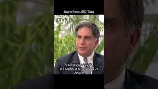 Ratan Tata learned from JRD Tata [upl. by Telfer]