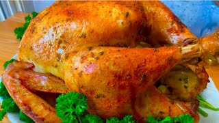 Como hacer un Rico Pavo al horno Jugoso fácil y Dorado How to Make Turkey [upl. by Annasus777]